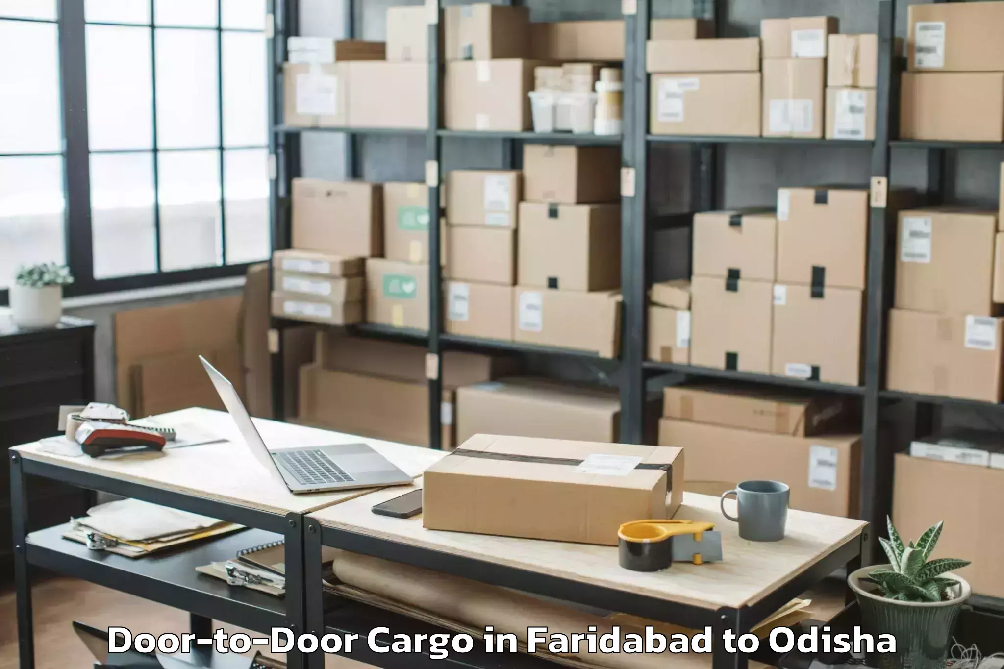 Trusted Faridabad to Xim University Harirajpur Door To Door Cargo